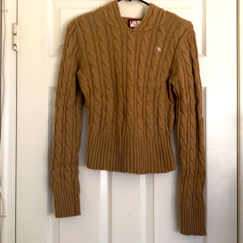 Abercrombie and Fitch hood sweater. Size L (junior)